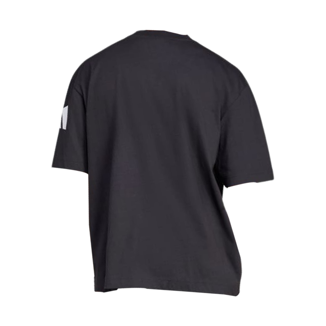 아디다스 에센셜 루즈 핏 3 바 로고 티셔츠 블랙 화이트 - KR 사이즈(Adidas Essentials Loose Fit 3 Bar Logo T-Shirt Black White - KR Sizing) - 2