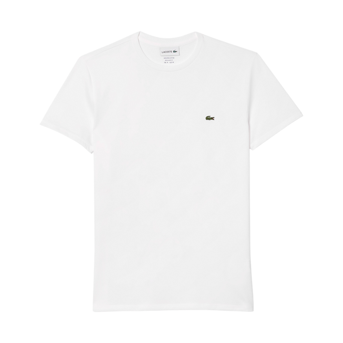 라코스테 코튼 피마 티셔츠 화이트(Lacoste Cotton Pima T-shirt White)
