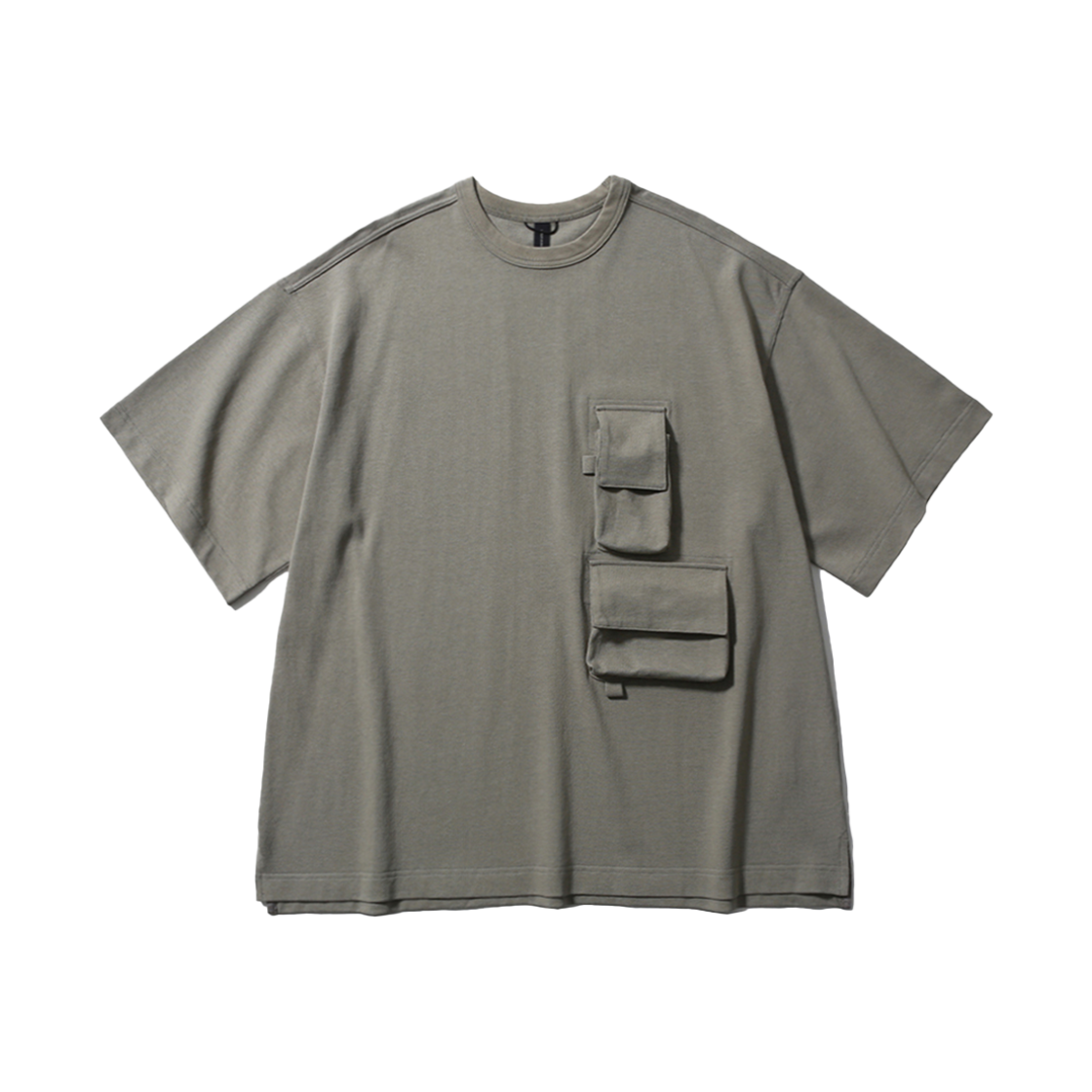 [SS25] 모이프 매거진 포켓 H/S 티셔츠 폴리지 그린