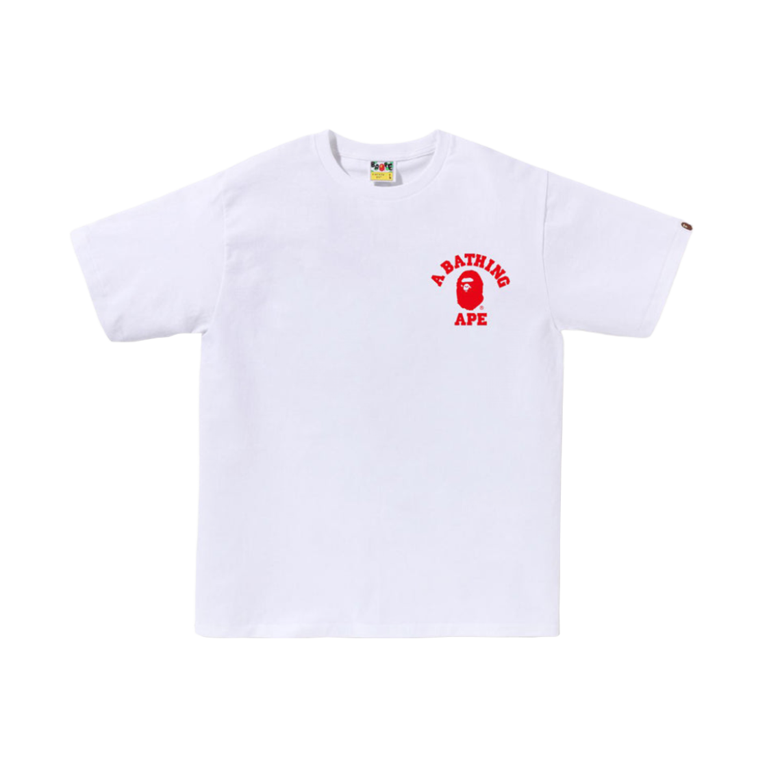 베이프 ABC 카모 컬리지 ATS 티셔츠 화이트 핑크(BAPE ABC Camo College ATS T-Shirt White Pink) - 2