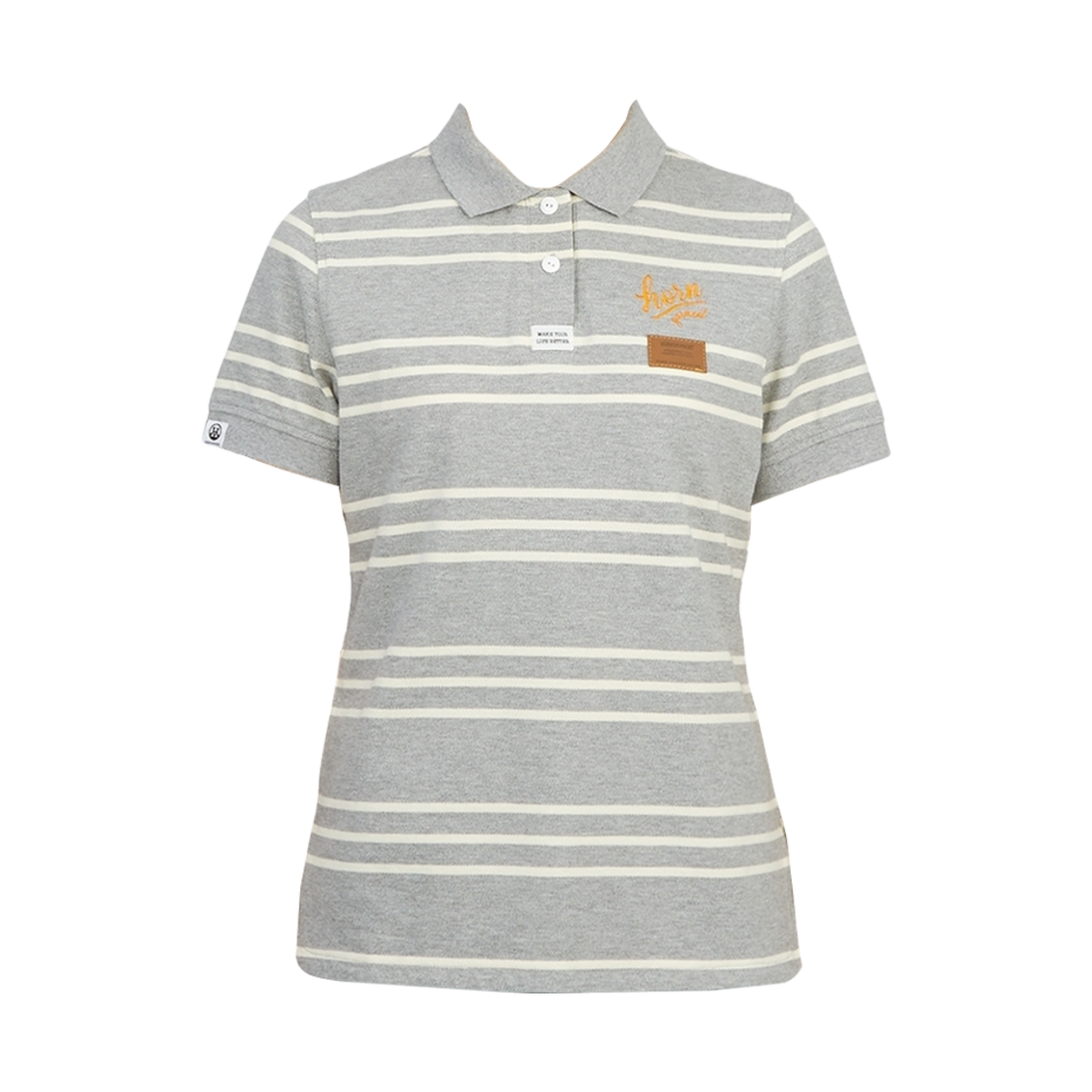 HCW-2A-AP07 (W) Horn Garment Golf Wear Polo T-Shirt Grey