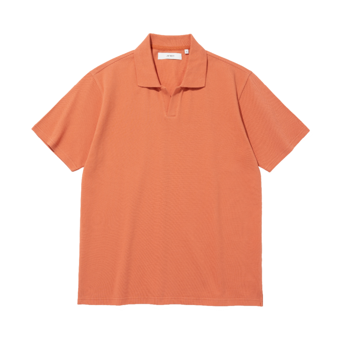 25SSOPT010 LAB TWELVE Overfit Pique Shirt Orange
