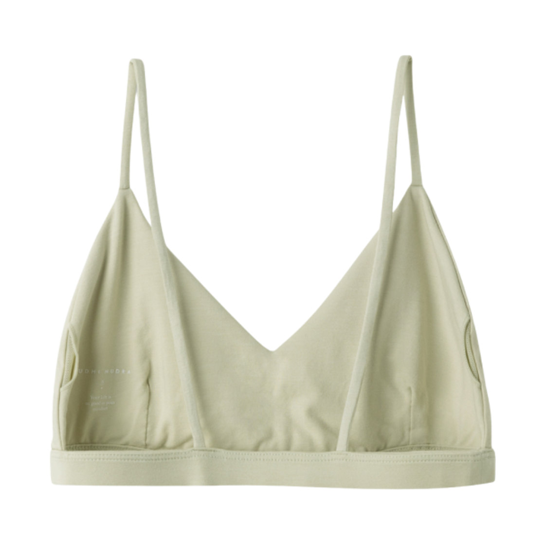 (W) 부디 무드라 원톤 브라 탑 캐슬 월((W) Budhi Mudra One-Tone Bra Top Castel Wall) - 2