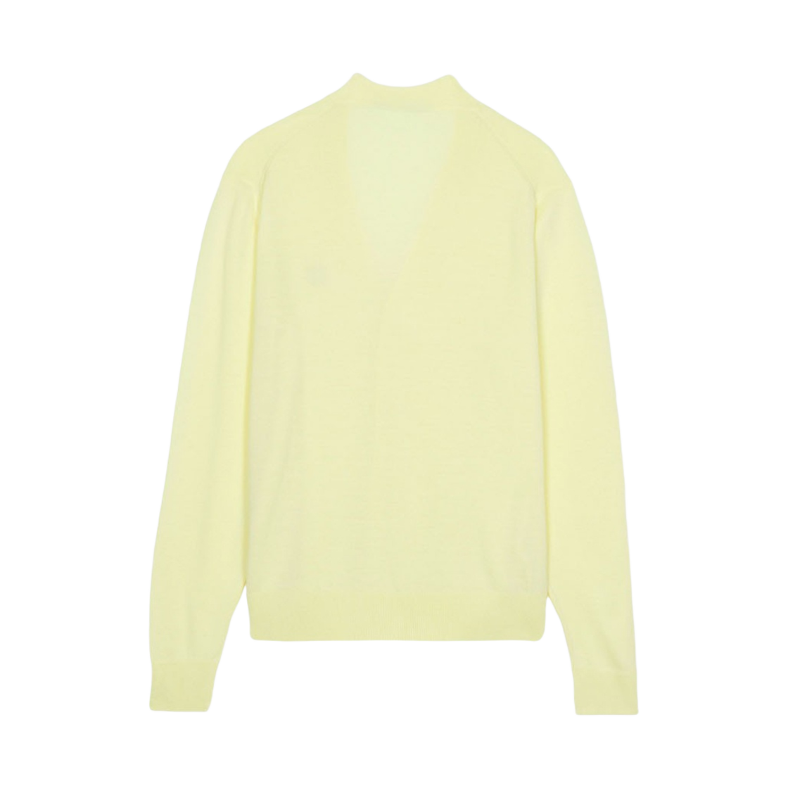 메종 키츠네 폭스 헤드 패치 클래식 가디건 라이트 옐로우(Maison Kitsune Fox Head Patch Classic Cardigan Light Yellow) - 2