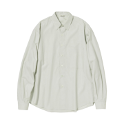 Auralee Washed Finx Twill Big Shirt Dusty Pale Blue - 22AW