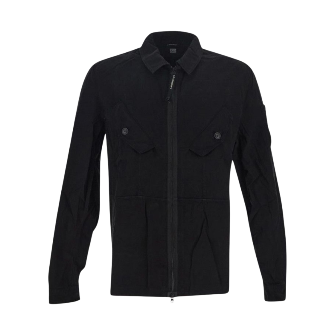 C.P. 컴퍼니 개버딘 지퍼 셔츠 블랙 - 22FW(C.P. Company Gabardine Zipped Shirt Black - 22FW) - 1