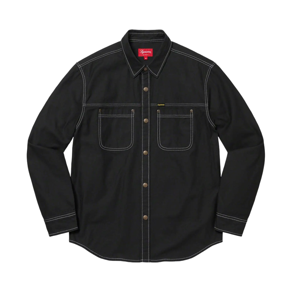 슈프림 스냅 워크 셔츠 블랙 - 22FW(Supreme Snap Work Shirt Black - 22FW) - 1