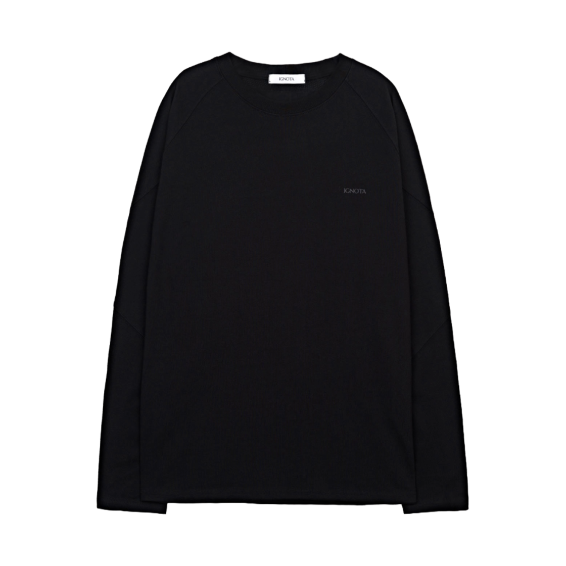 이그노타 코어:11 스파이럴 롱 슬리브 티셔츠 블랙(Ignota Core:11 Spiral Ls T Black) - 1