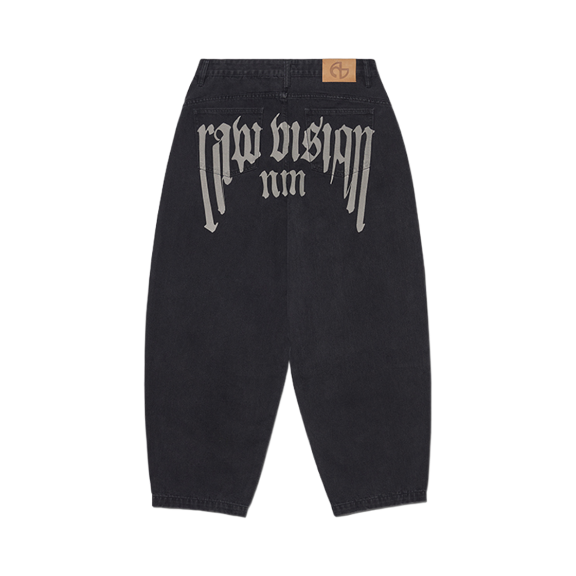 노매뉴얼 로우 비전 데님 팬츠 워시드 블랙(NOMANUAL Raw Vision Denim Pants Washed Black)