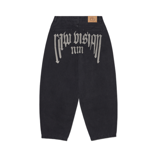 NMSS52DP04WBK NOMANUAL Raw Vision Denim Pants Washed Black