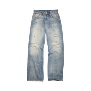 (W) Acne Studios Loose Fit Jeans 2021F Mid Blue