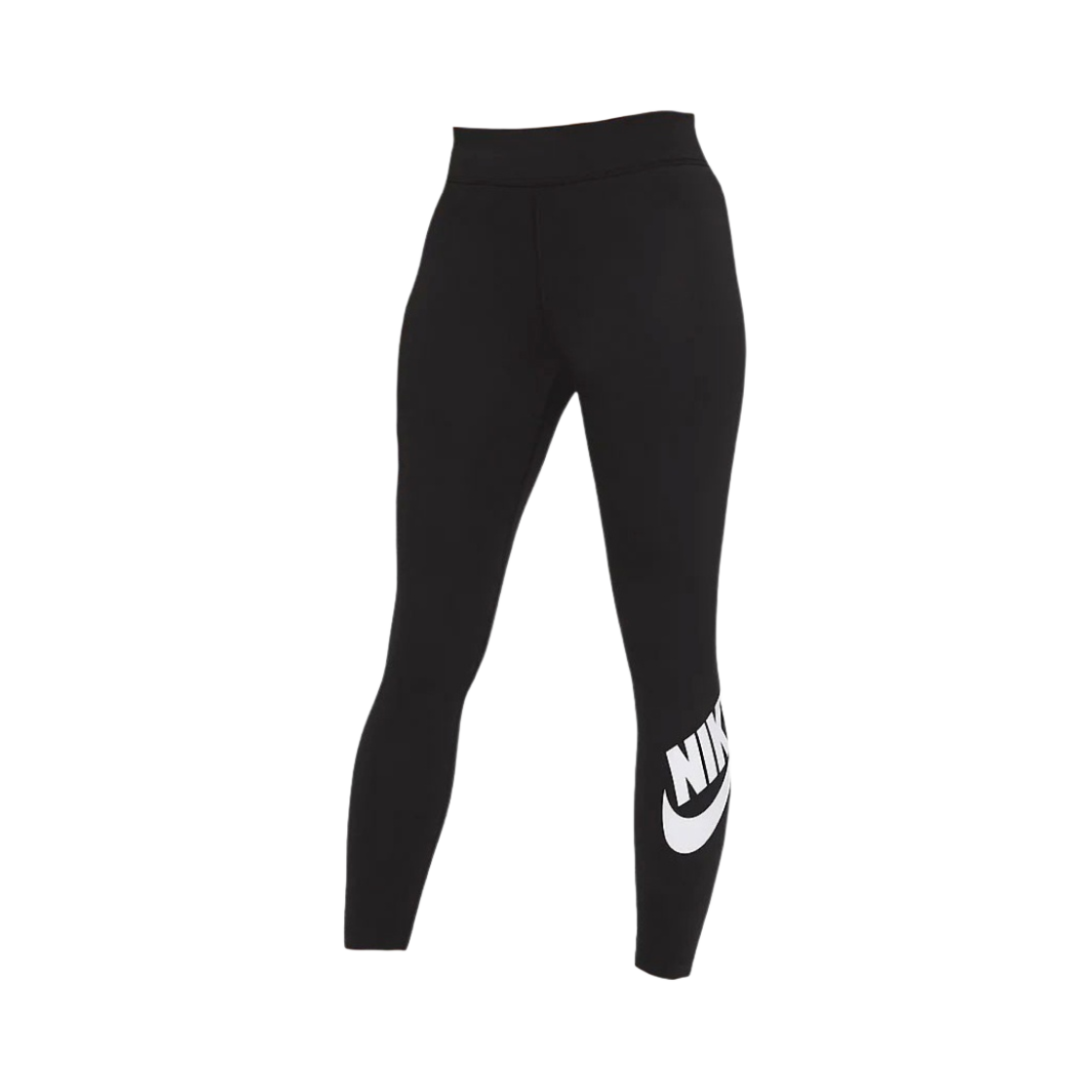 (W) 나이키 NSW 에센셜 하이 웨스트 레깅스 블랙 - 아시아((W) Nike NSW Essential High Waist Leggings Black - Asia)