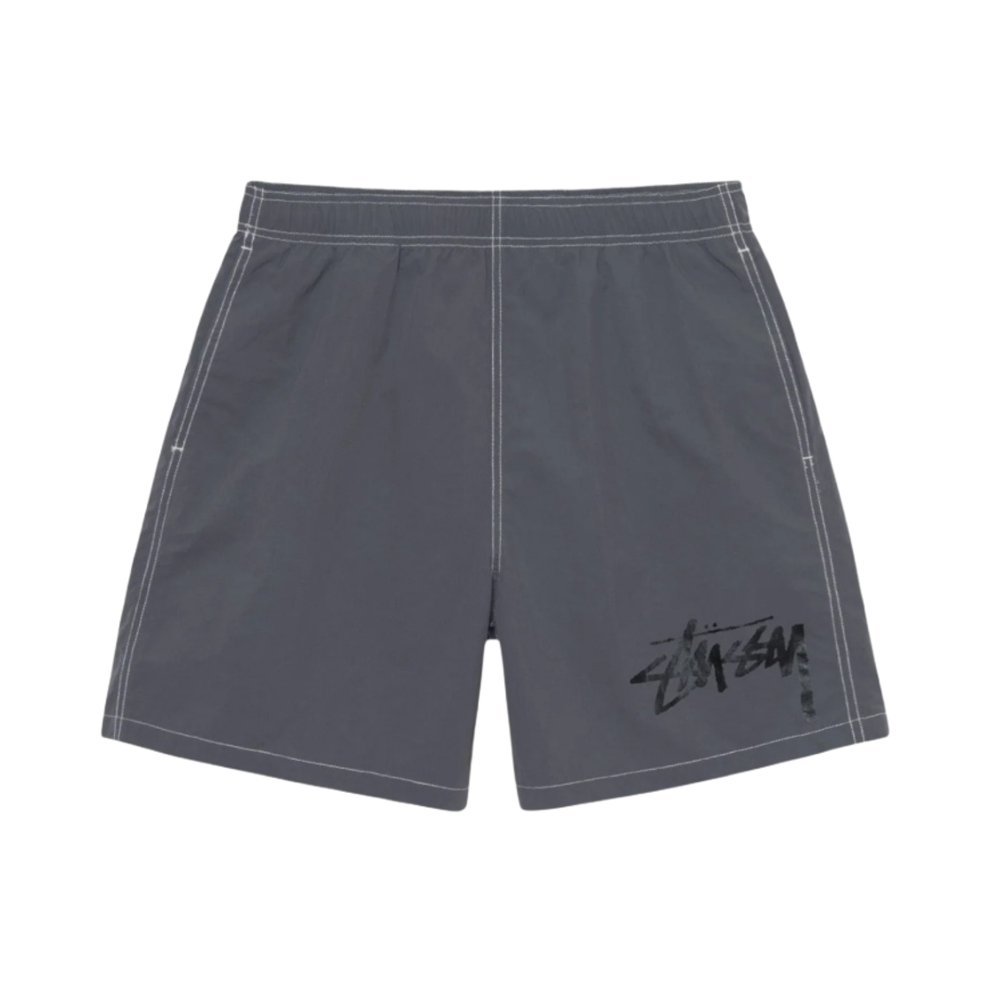 313010 Stussy x Our Legacy Work Shop Water Shorts Charcoal - 대표 이미지 #1