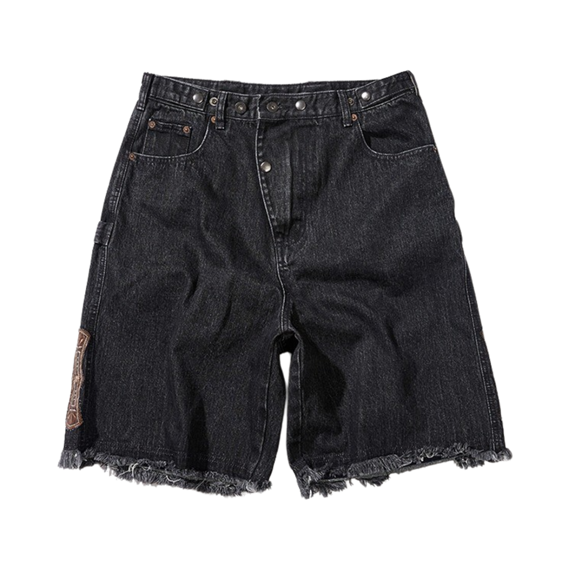 KAT7281 Karactor Goblin Denim Bermuda Shorts Black