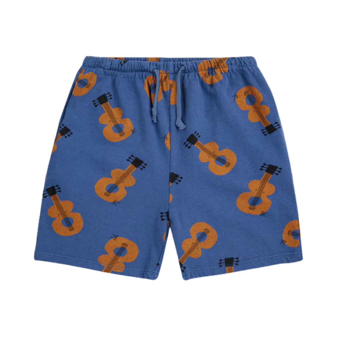 124AC073 (Kids) Bobo Choses Acoustic Guitar All Over Bermuda Shorts Blue