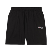 Balenciaga Political Campaign Sweatshorts Black