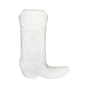 Stussy Ceramic Boot Vase White