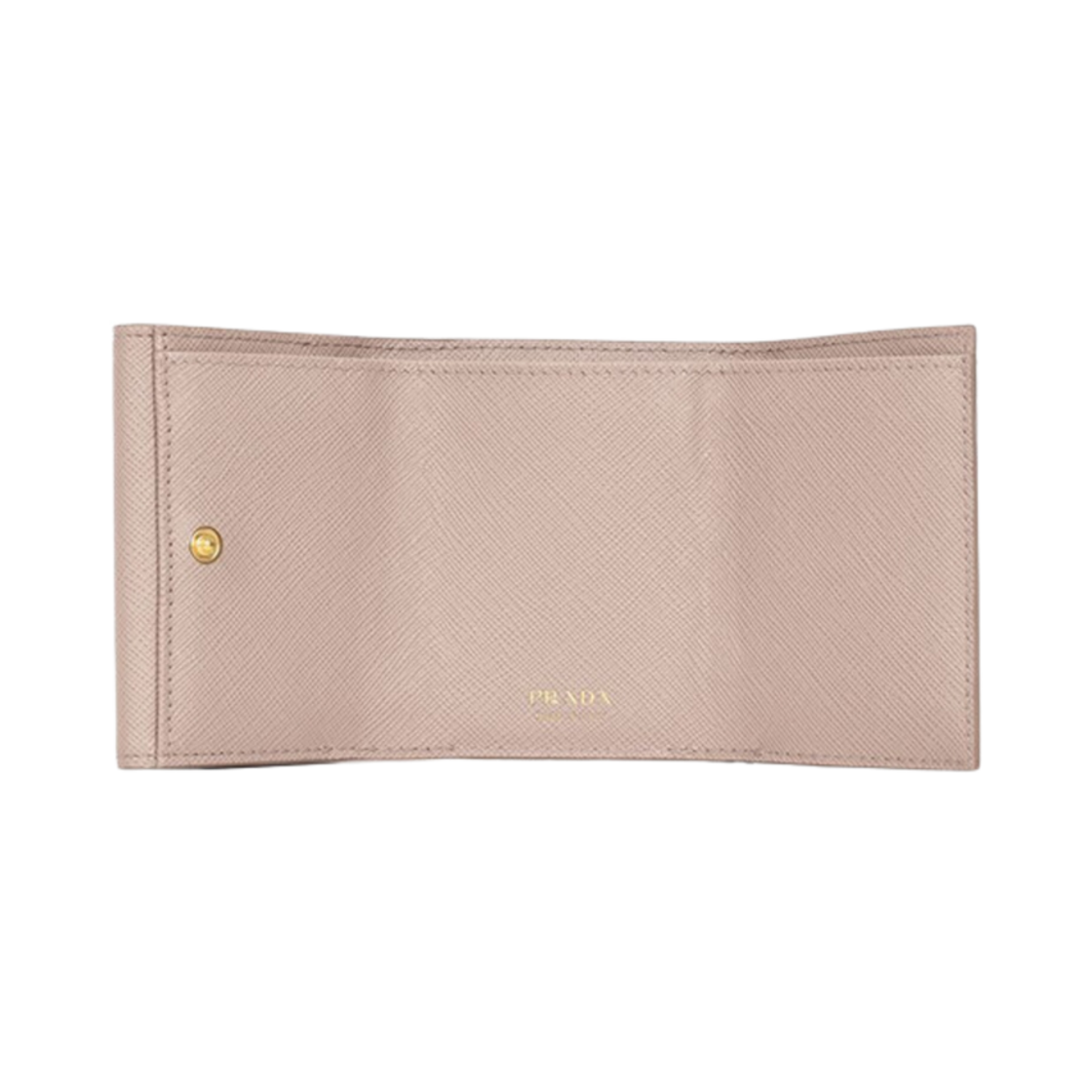 프라다 스몰 사피아노 레더 월렛 파우더 핑크(Prada Small Saffiano Leather Wallet Powder Pink) - 2