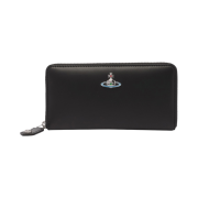 Vivienne Westwood Nappa Classic Zip Around Wallet Black