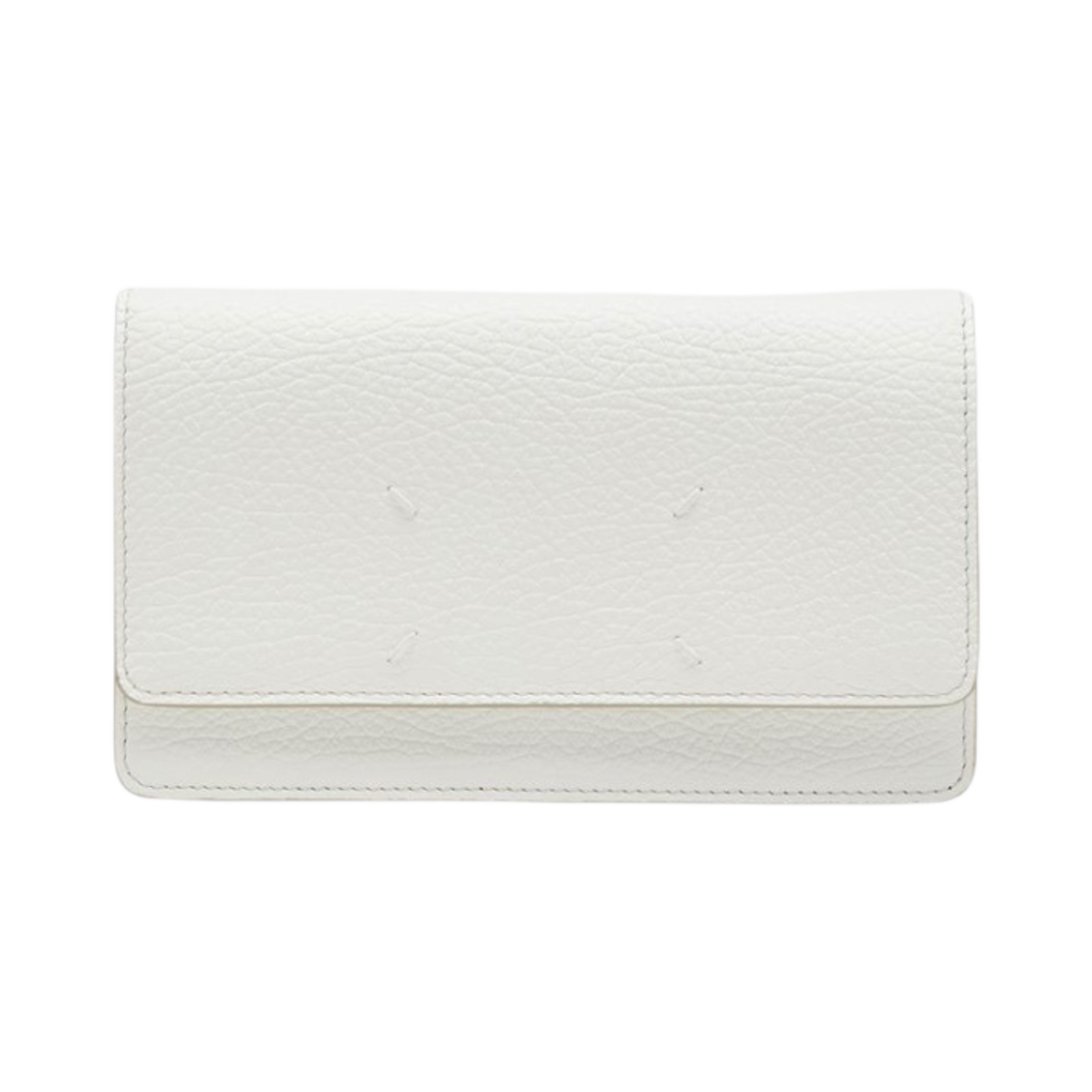 메종 마르지엘라 포 스티치 체인 플랩 지갑 화이트 - 22SS(Maison Margiela Four Stitches Chain Flap Wallet White - 22SS) - 1