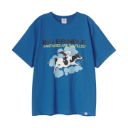 Thevinylhouse Big Brindle T-Shirt Blue