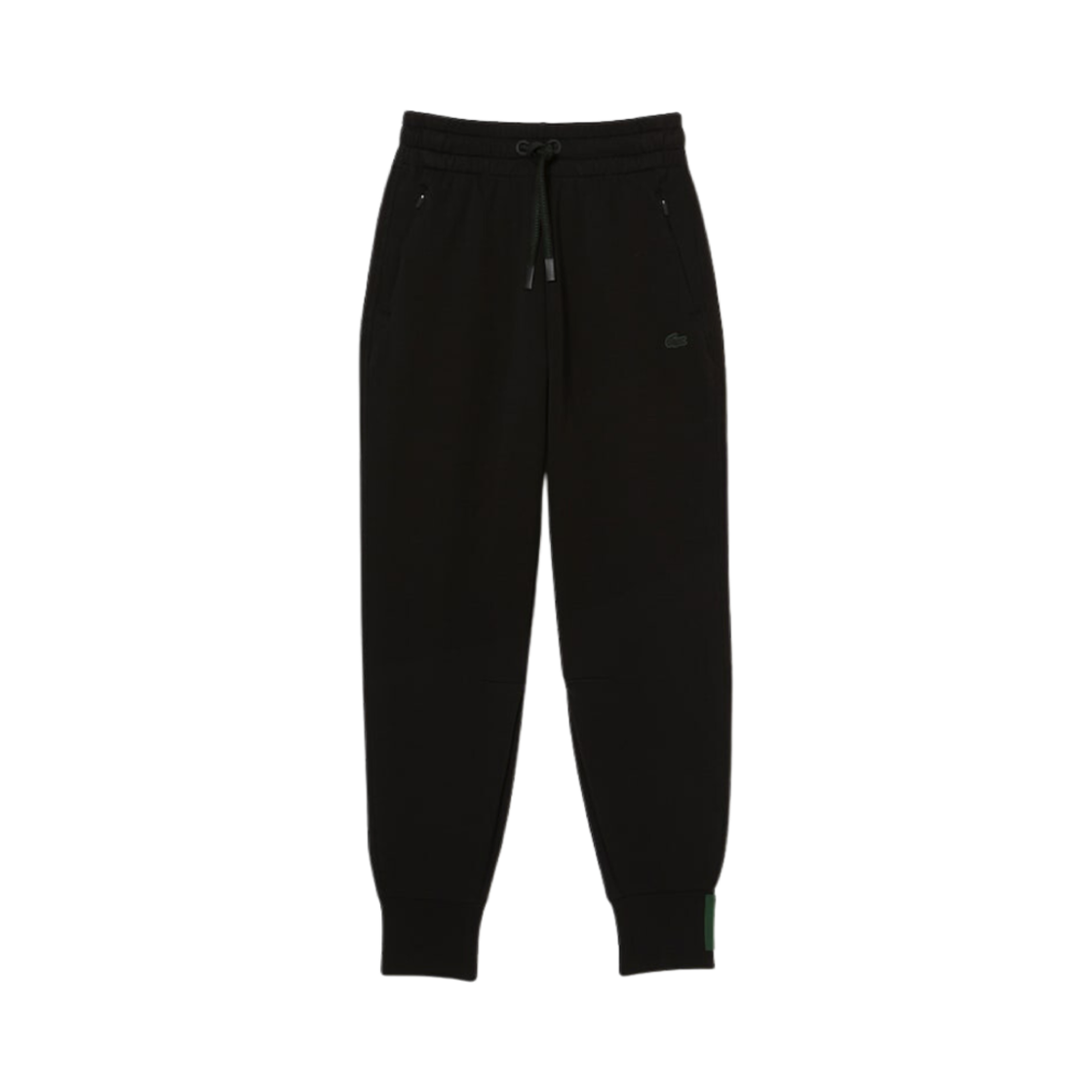 (W) 라코스테 더블 페이스드 조거 블랙((W) Lacoste Double Faced Jogger Black) - 1