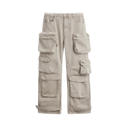 Zara Utility Pocket Pants Light Sand