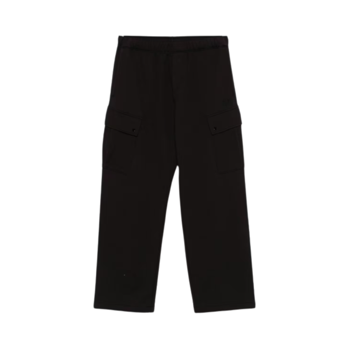 C.P. 컴퍼니 다이애그널 레이즈드 플리스 카고 스웨트팬츠 블랙 - 25SS