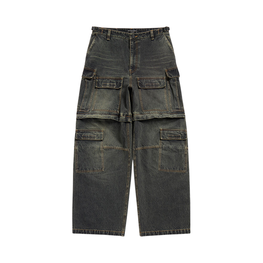 발렌시아가 카고 팬츠 블랙