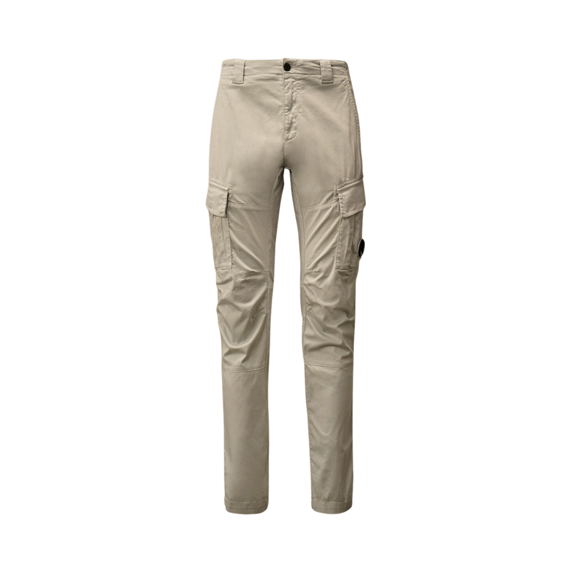 18CMPA056A005694G800 C.P. Company Stretch Satin Cargo Pants Blue Fox Grey - 25SS