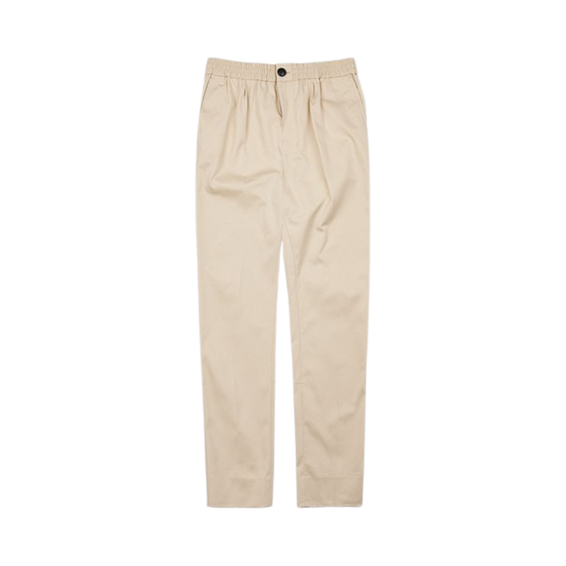 HTR206-C00020-709 AMI Banding Cropped Pants Vanilla