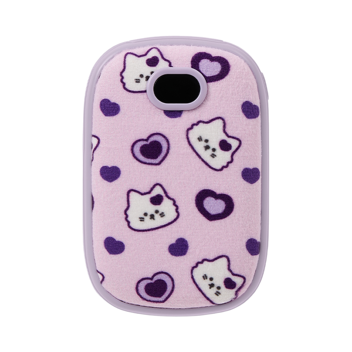어프어프 하트 치치 퍼플 손난로 보조배터리(earpearp Heart Chichi Purple Hand Warmer Power Bank) - 1