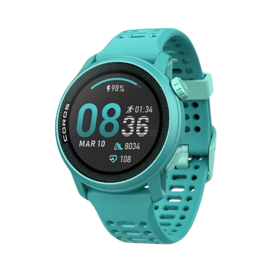 코로스 페이스 3 GPS 스포츠 워치 실리콘 밴드 에메랄드 (국내 정식 발매 제품)(Coros Pace 3 GPS Sport Watch Silicone Band Emerald (Korean Ver.))