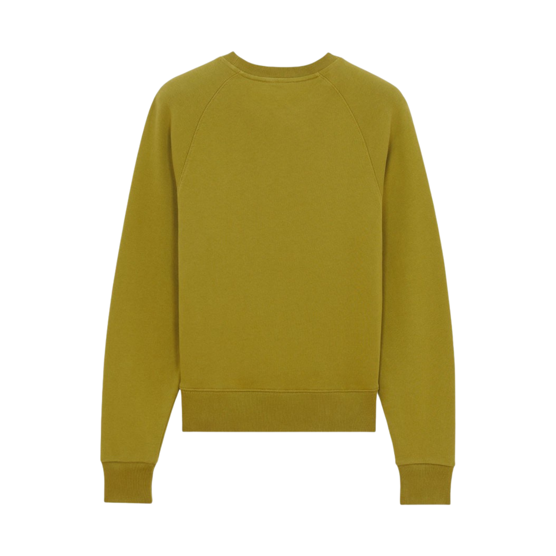 (W) 메종 키츠네 폭스 헤드 패치 어드저스티드 스웨트셔츠 아보카도((W) Maison Kitsune Fox Patch Adjusted Sweatshirt Avocado) - 2