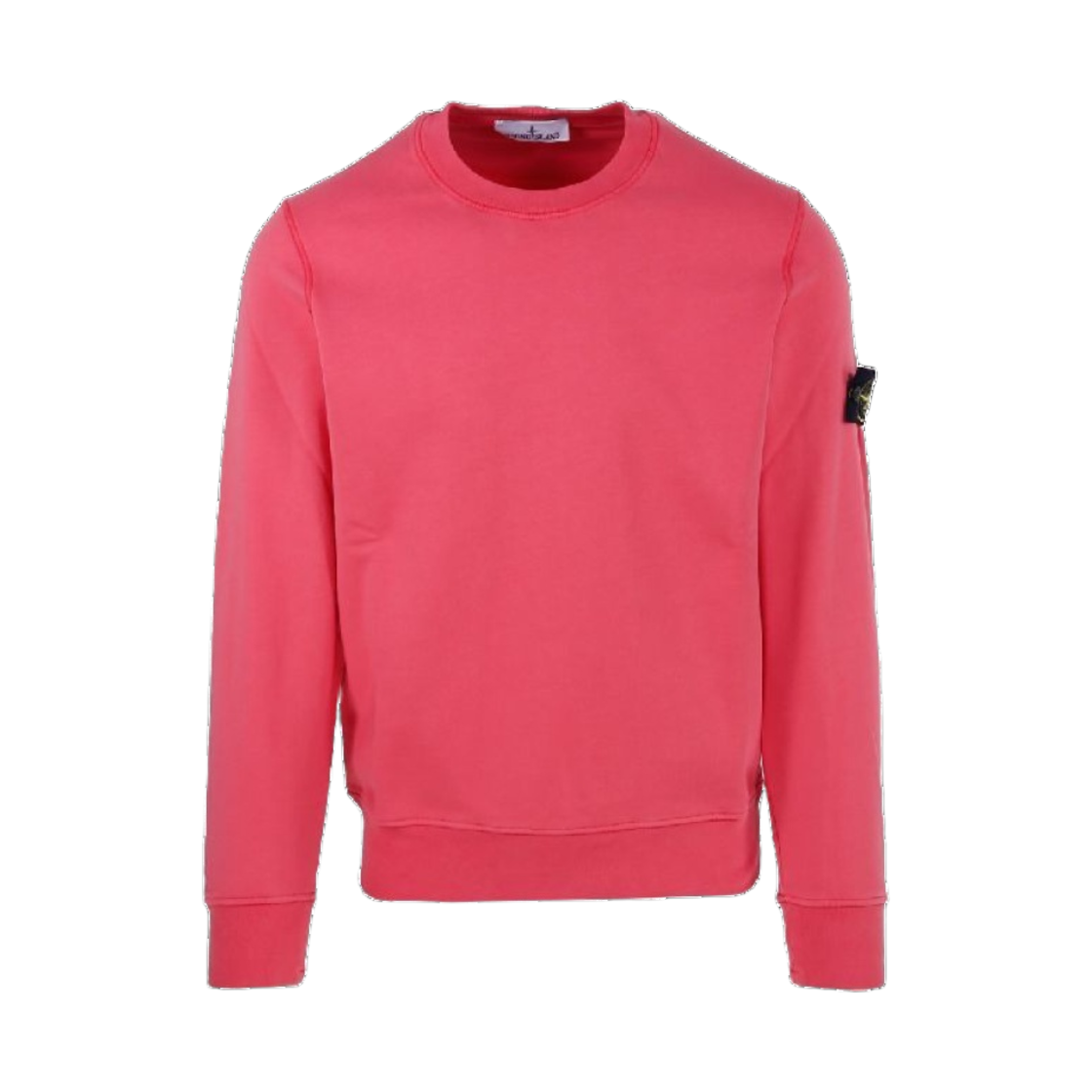 스톤 아일랜드 63051 코튼 플리스 가먼트 다이드 스웨트셔츠 시클라멘 - 23SS