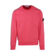Stone Island 63051 Cotton Fleece Garment Dyed Sweatshirt Cyclamen - 23SS