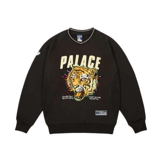 ウェア palace flag stripe crew 팔라스 플래그 스트라이프 크루넥 네이비 - 22SS | Palace | KREAM