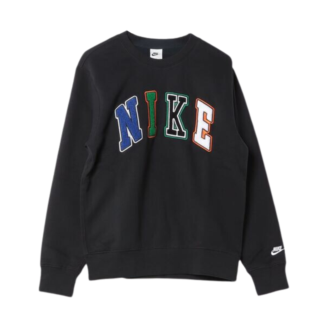 나이키 클럽 크루 스웨트셔츠 블랙 - 아시아(Nike Club Crew Sweatshirt Black - Asia)