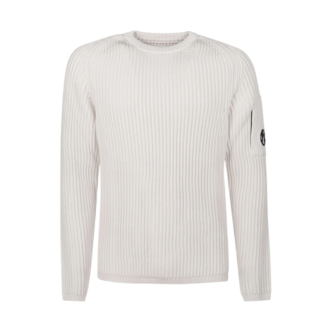 C.P. 컴퍼니 메리노 울 크루넥 니트 샌드쉘 - 21FW