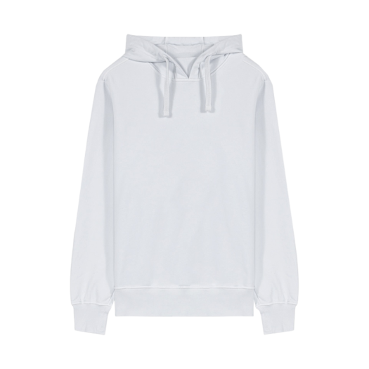 Stone Island 61651 Garment Dyed Hooded Sweatshirt Ice - 22SS