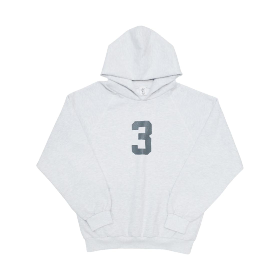 - Collect Pieces Three Raglan Hood White Melange