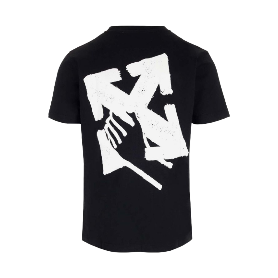OMAA027S23JER0071001 Off-White Hand Arrow Slim S/S/ T-Shirt Black White