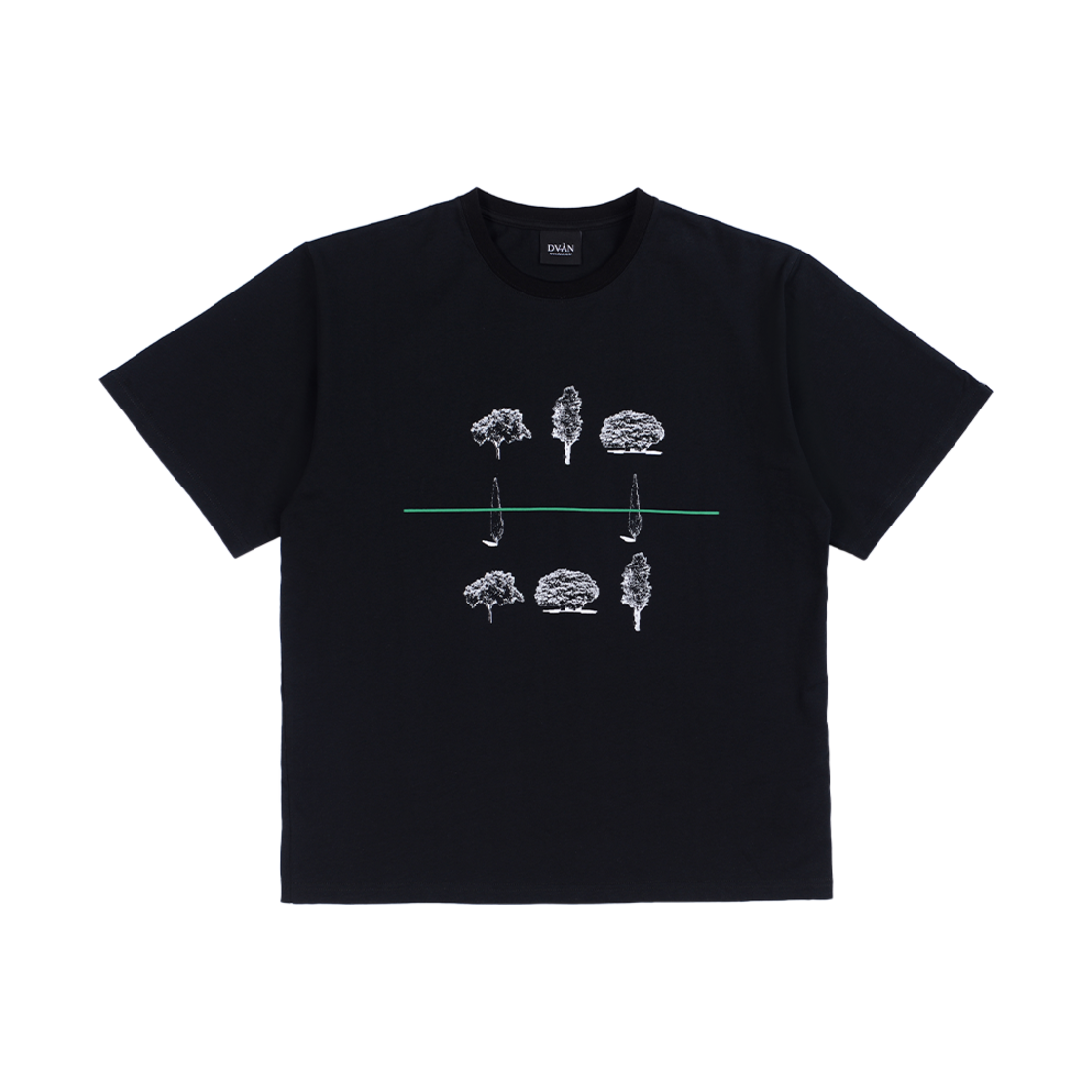 드반 모노 네이쳐 그래픽 티셔츠(DVAN Mono Nature Graphic T-Shirt)