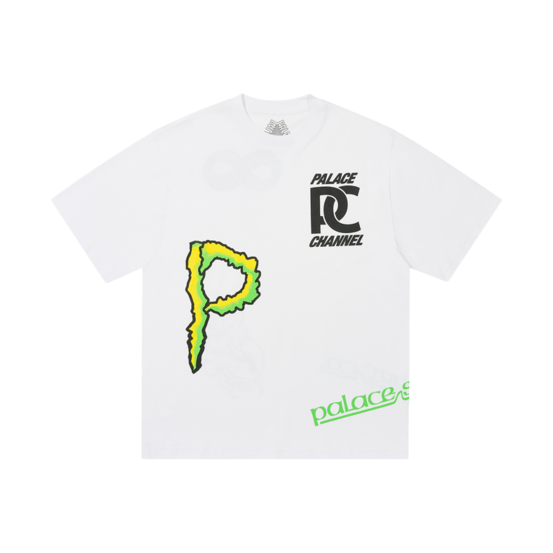- Palace Sponsor T-Shirt White - 24FW