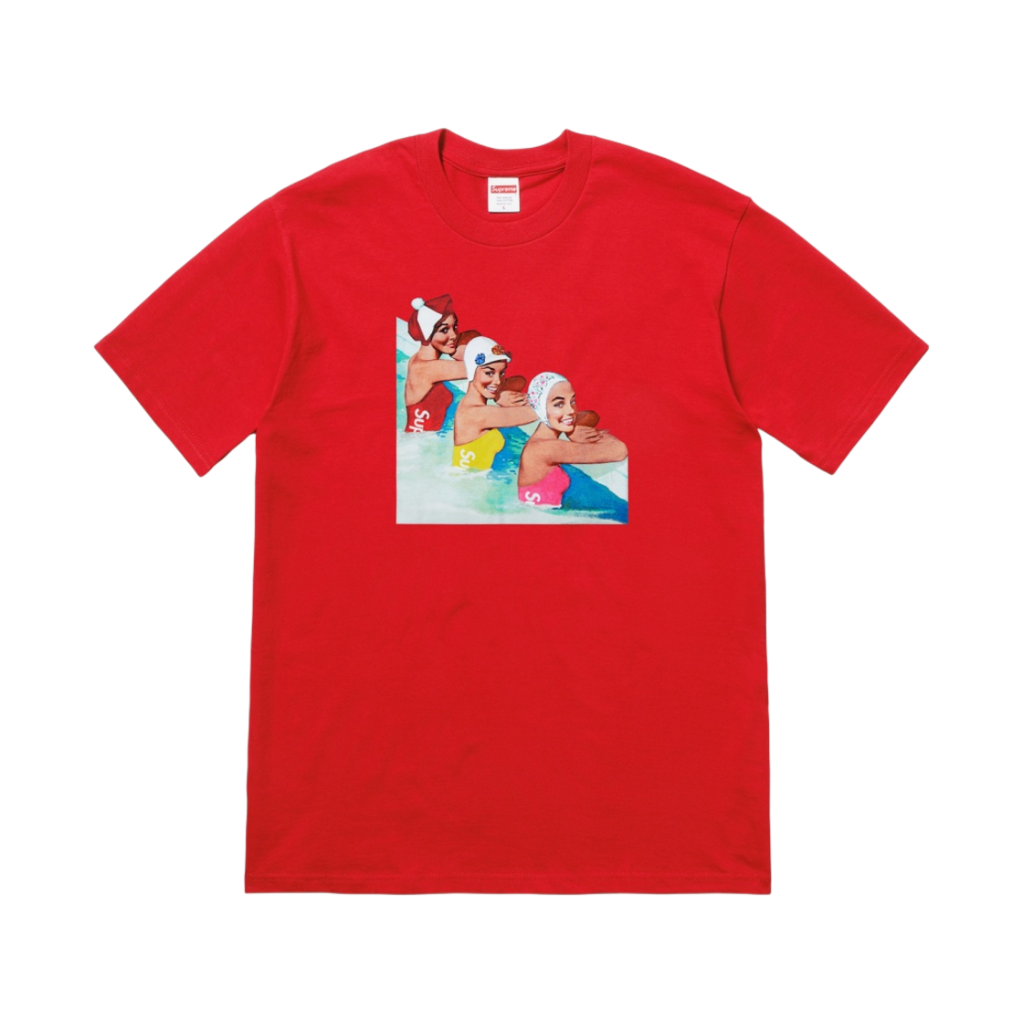 - Supreme Swimmers T-Shirt Red - 18SS