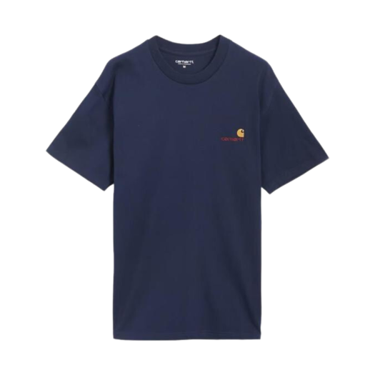 Carhartt WIP S/S American Script T-Shirt Navy