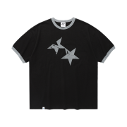CAVISH Twin Star Ringer SS Tee Black