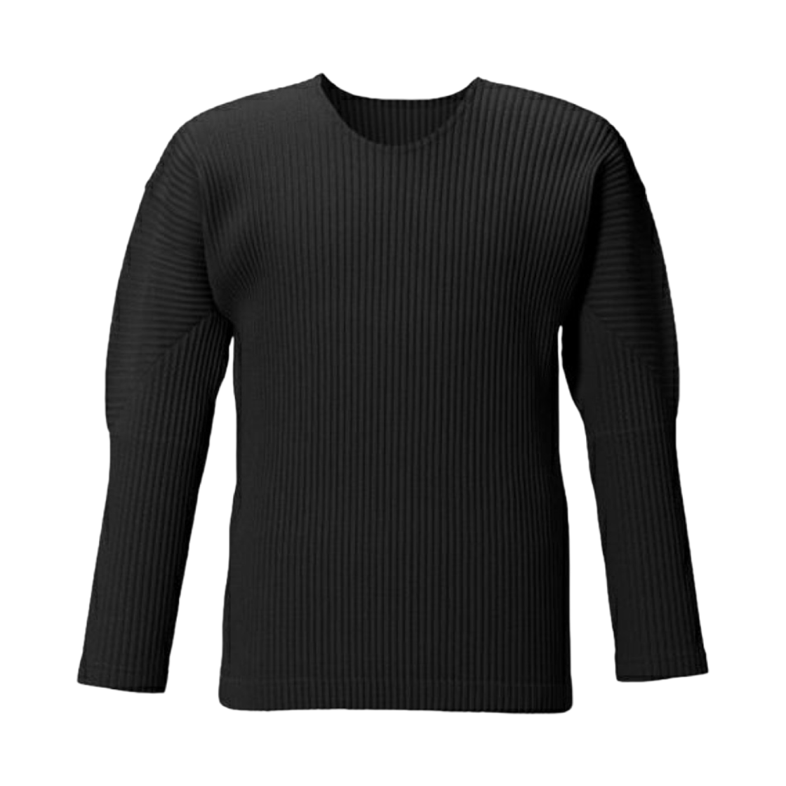 ISSEY MIYAKE / 長袖Tシャツ/M/ポリエステル/BLK/IM51-FJ956 ISSEY MIYAKE◇長袖Tシャツ/M/ポリエステル/BLK/IM51-FJ956 RELEASE-T 1