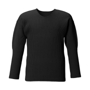 Homme Plisse Issey Miyake Basics Long Sleeve T-Shirt Black