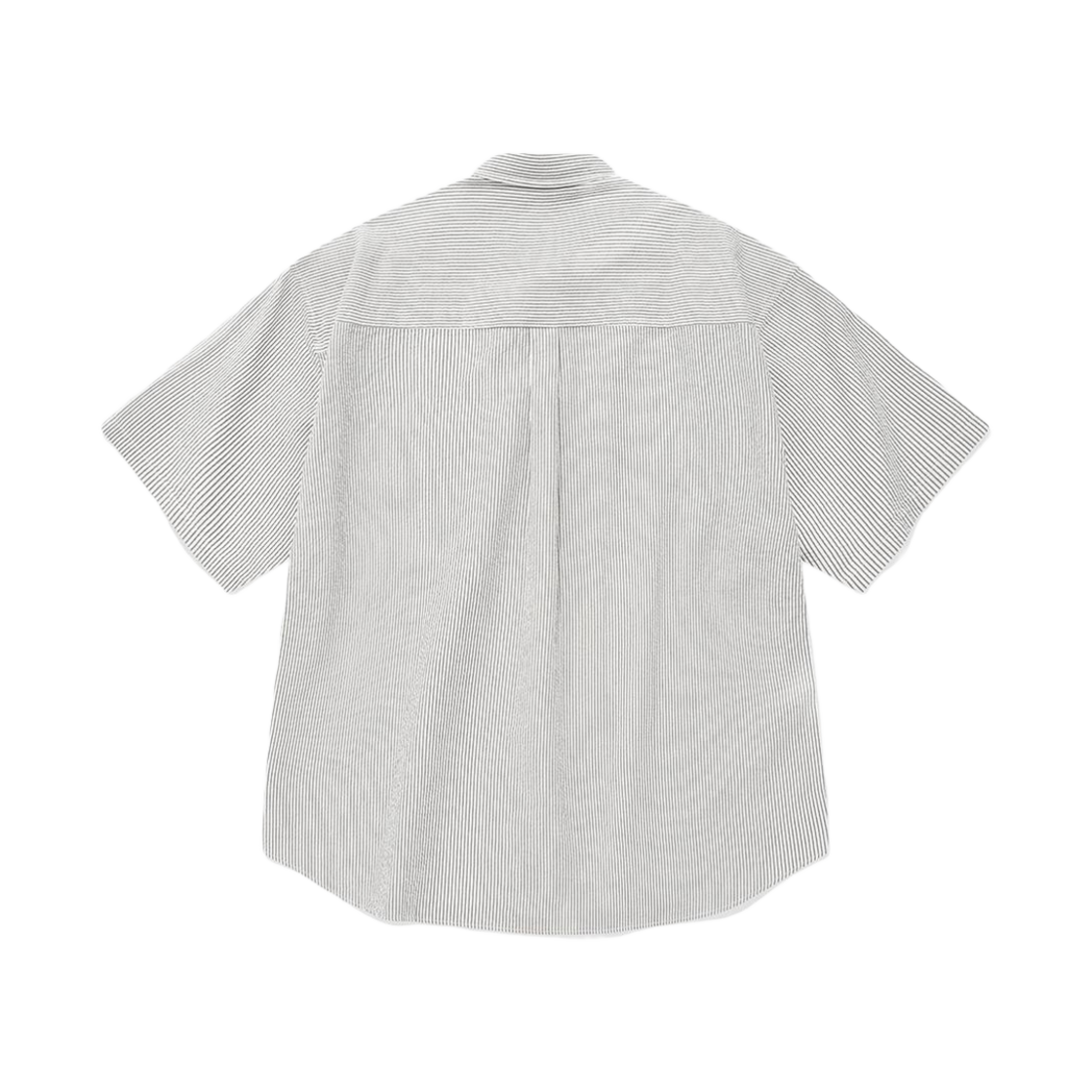 커버낫 C 로고 시어서커 스트라이프 하프 셔츠 네이비(Covernat C Logo Seersucker Stripe Half Shirt Navy) - 2